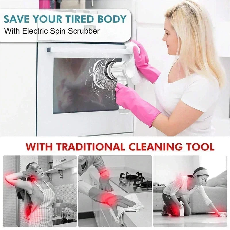 Cordless Spin Scrubber