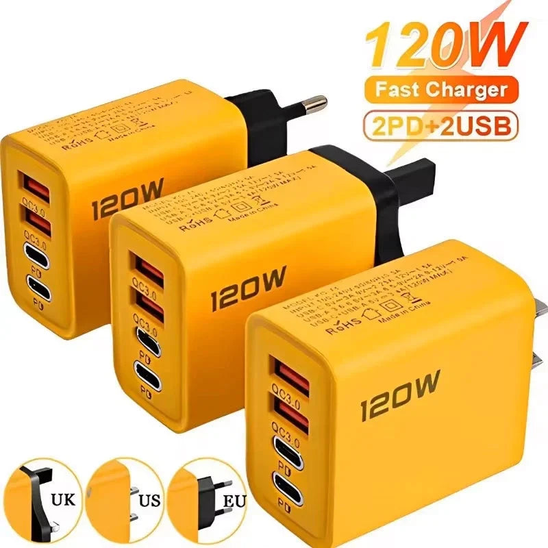 4-Port USB-C PD Charger